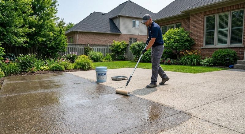 Concrete Patio Sealing in Alpharetta, GA