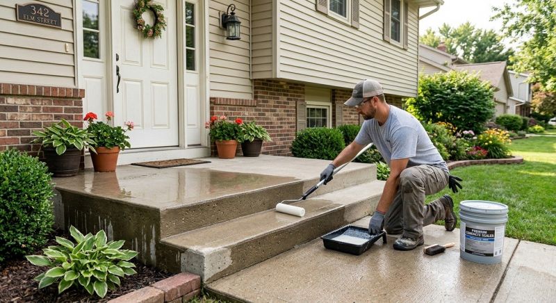 Sidewalk Concrete Sealing in Renton, WA