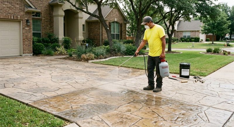 Stamped Concrete Sealing in Tacoma, WA